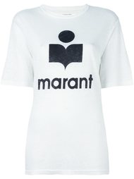 футболка с принтом логотипа   Isabel Marant Étoile