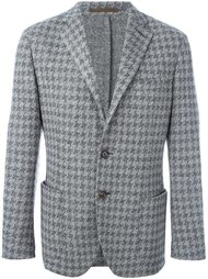 houndstooth pattern blazer Eleventy