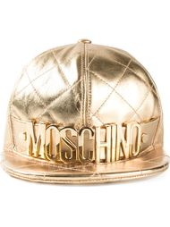 стёганая кепка с логотипом Moschino