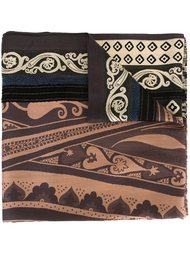 floral geometric scarf Etro