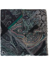 abstract print scarf Etro
