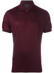 skull patch polo shirt Alexander McQueen