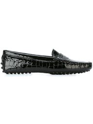 лоферы с тисненым узором Tod's