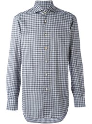 рубашка в клетку Kiton