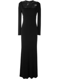 butterfly lace yoke gown Alexander McQueen