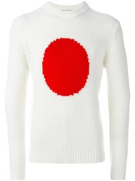 джемпер с принтом круга Maison Kitsuné