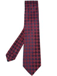 галстук с геометрическим принтом Kiton