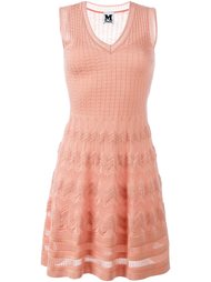 трикотажное платье с V-образным вырезом M Missoni