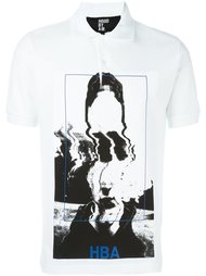 picture print polo shirt Hood By Air