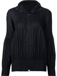 pleated hoodie Pleats Please By Issey Miyake