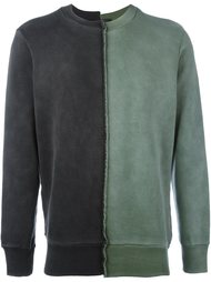 двухцветная толстовка Diesel