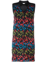 трикотажное платье с геометрическим узором M Missoni