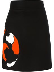 embroidered cat skirt MSGM