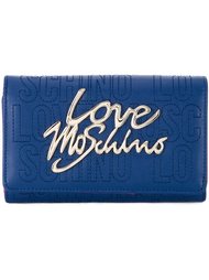 logo plaque shoulder bag Love Moschino