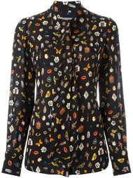 блузка 'Obsession'  Alexander McQueen