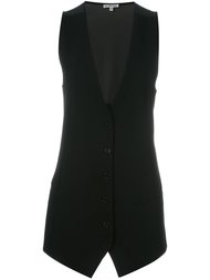 жилет с прозрачной спинкой  Ann Demeulemeester