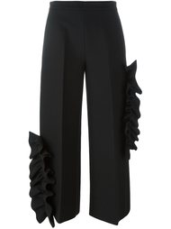 широкие брюки с оборками MSGM