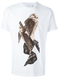 футболка с принтом птицы Neil Barrett