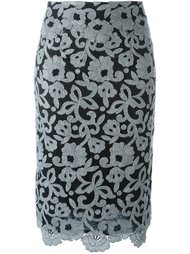 floral scalloped skirt Blumarine