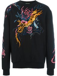embroidered dragon sweatshirt Amen