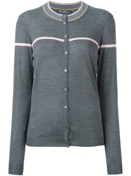 contrast stripe cardigan  Salvatore Ferragamo
