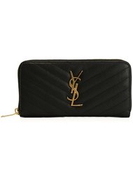 'Monogram' zip around wallet Saint Laurent
