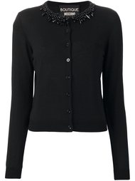 embellished collar cardigan Boutique Moschino