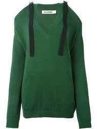 cut-off shoulders sweater Jil Sander