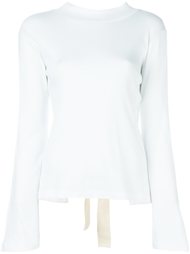 футболка с открытой спиной  Jacquemus