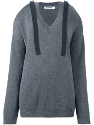 cut-off shoulders sweater Jil Sander