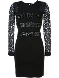 sequin and lace inserts dress Sonia By Sonia Rykiel