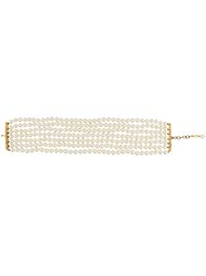 multi strand pearl necklace Chanel Vintage