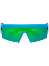 blue frame sunglasses Mykita