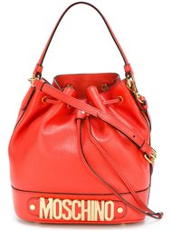 сумка-мешок с логотипом Moschino