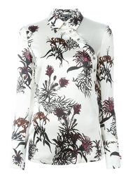 блузка с цветочным принтом  Ann Demeulemeester