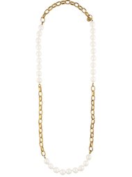 faux pearl chain necklace Chanel Vintage
