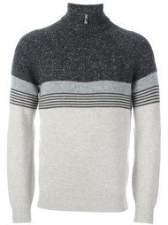 striped henley jumper Brunello Cucinelli