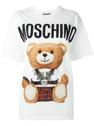 футболка с принтом плюшевого медведя Moschino