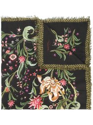 floral print scarf Roberto Cavalli