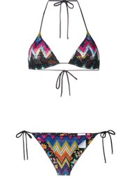 chevron pattern bikini set Missoni