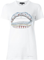 lip print T-shirt Markus Lupfer