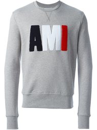logo print sweatshirt Ami Alexandre Mattiussi