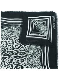 leopard print scarf Roberto Cavalli