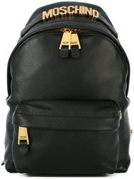 logo plaque rucksack Moschino