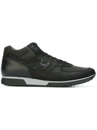 patched logo hi-tops Hogan
