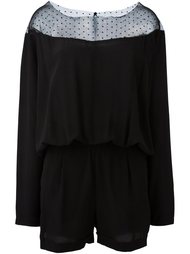 mesh-panel playsuit Faith Connexion