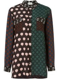 contrast panel shirt Lanvin