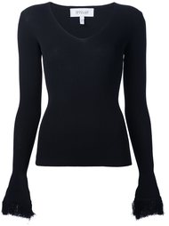 ribbed scoop neck jumper Derek Lam 10 Crosby