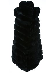 panelled sleeveless coat Yves Salomon