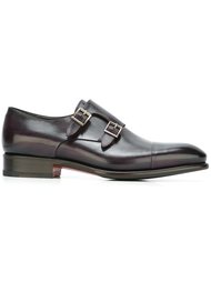 classic monk shoes Santoni